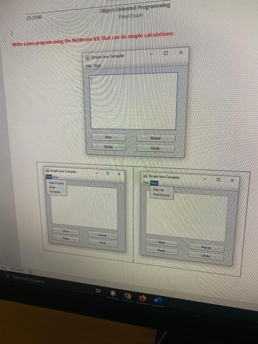  without comments pls Wuite a iava program using the NetBeans IDE