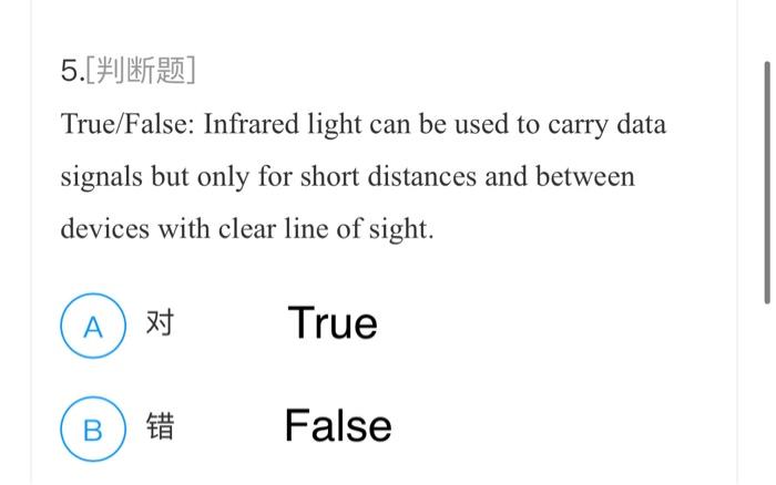 operating system. A) True B) False 8.] True/False: Each operating system has