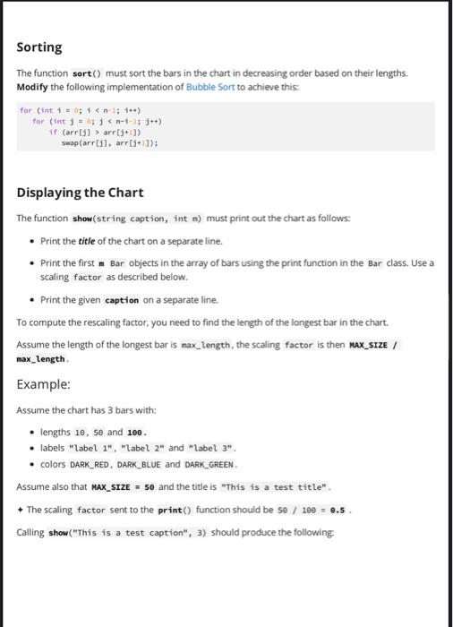 racer.cpp here is the link for colors.h and Bar.cpp ---> https://onlinegdb.com/KerUmn3Vn Part