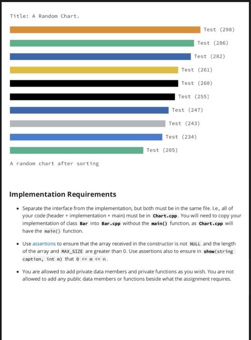 type Bar. This is provided by the user of the class through