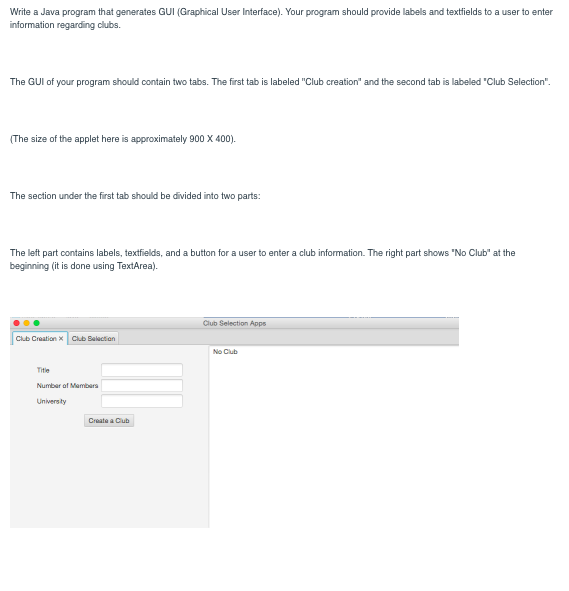 clubList; public void start(Stage stage) { StackPane root = new StackPane(); //clubList