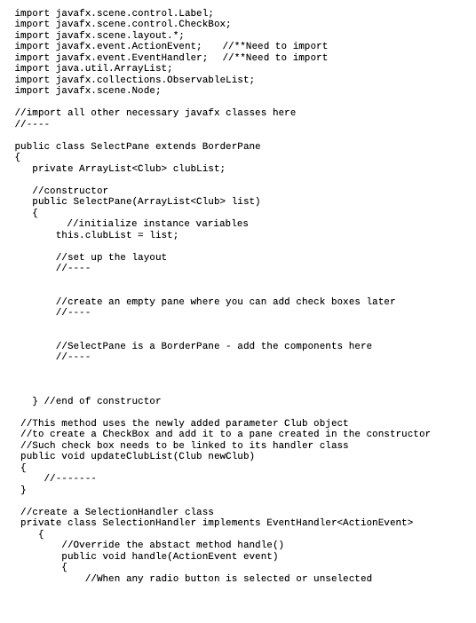 set up the layout //---- //create a GridPane hold those labels &