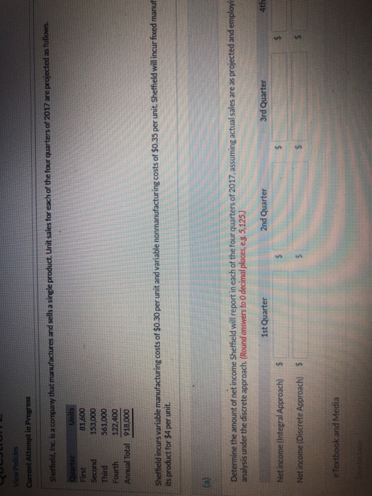 of the of 2017 are projected as follows. Quarter Second 153000 Third