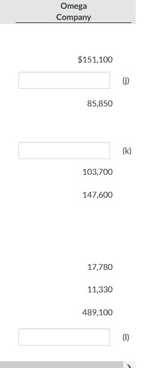 Assets - Liabilities = Owner's equity = $29,460.) Beta Sheridan Company Psi