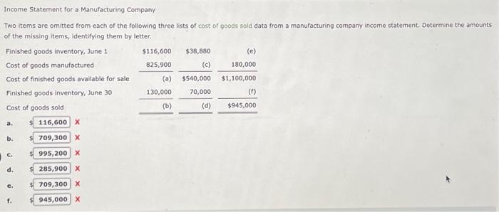 I need help with this question. Thank you! Income Statement for a