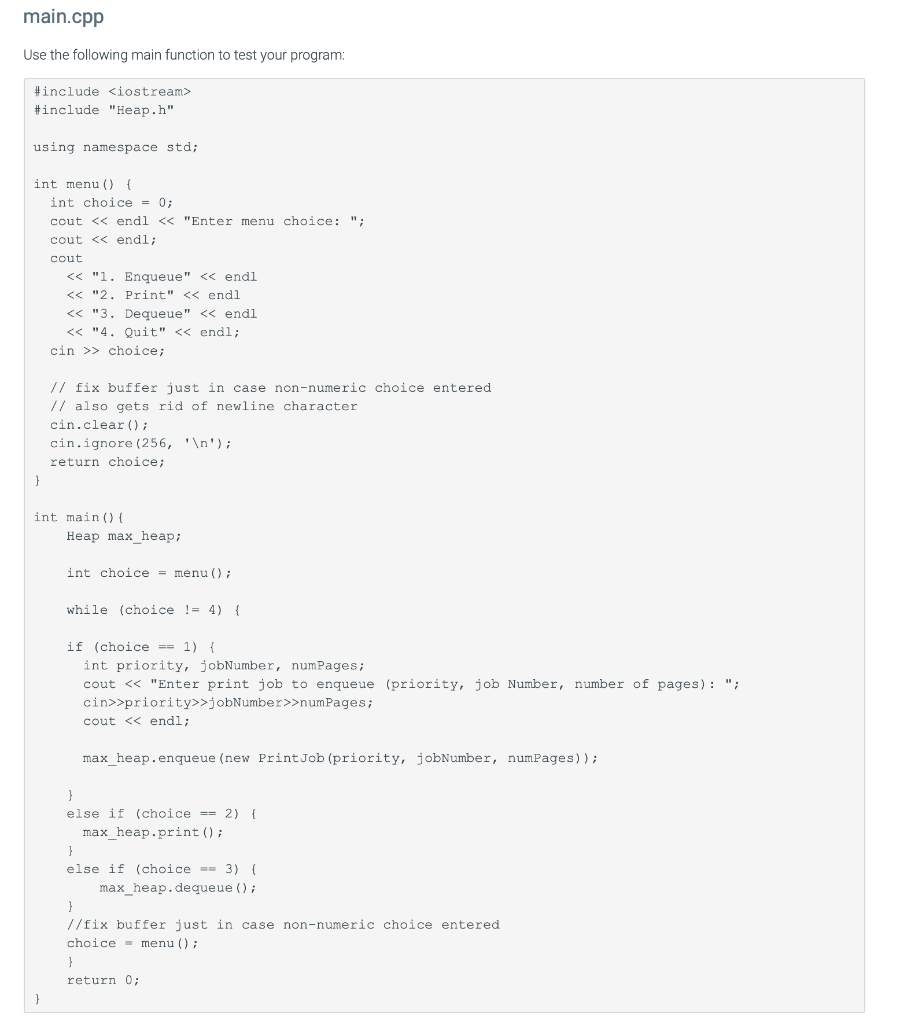 #de fine PRINT-JOB H PRINTJOBH using namespace std; class PrintJob private: int