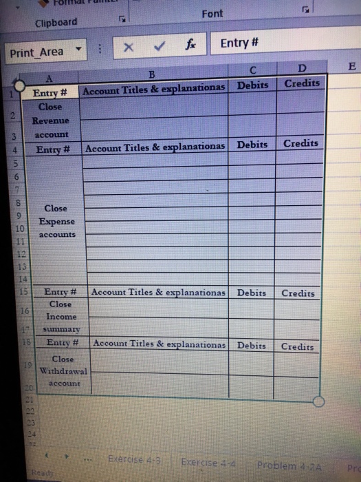 Balance June 30, 2015 Debit S 18,500 9,900 7,200 4 No. Account