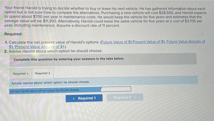  help with practice problem 5 Your friend Harold is trying to