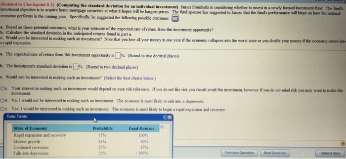  (Related to checkpoint 8.2) (Computing the standard deviation for an individual