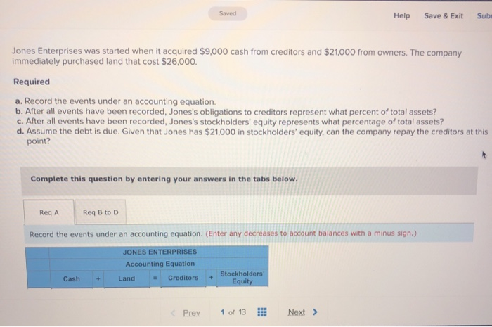  Saved Help Save & Exit Sub Jones Enterprises was started when