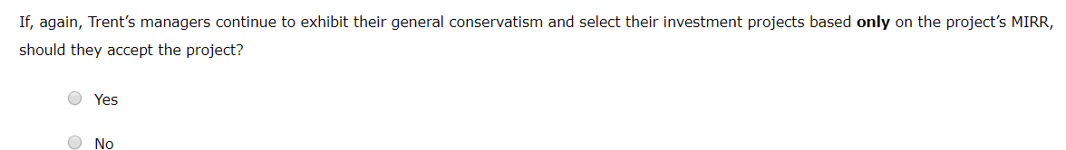 the following projected cash flows: Year Cash Flow 0 - $1,324,800 300,000