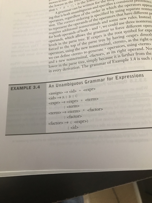 Type your answers or write legibly. 1. Rewrite the BNF grammar of