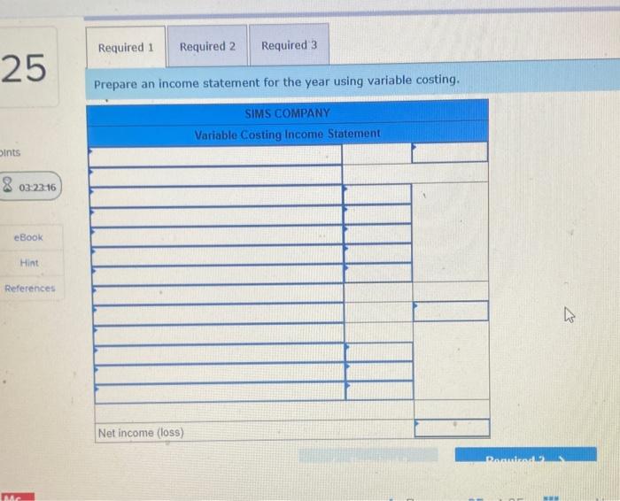 P2 Sims Company, a manufacturer of tablet computers, began operations on January