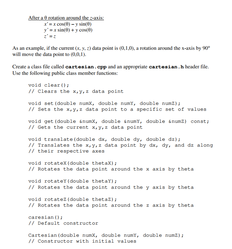 prompts a user to enter a 3D (x, y, z) point into