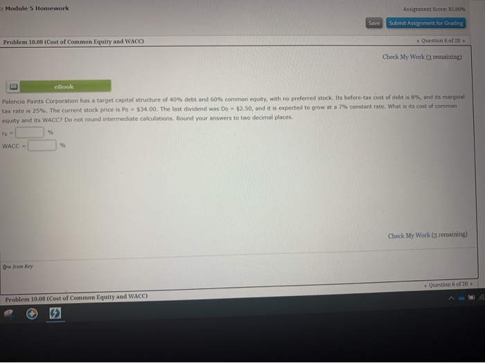  : Module 5 Homework Assignment Score: 85.0046 Save Submit Assignment for