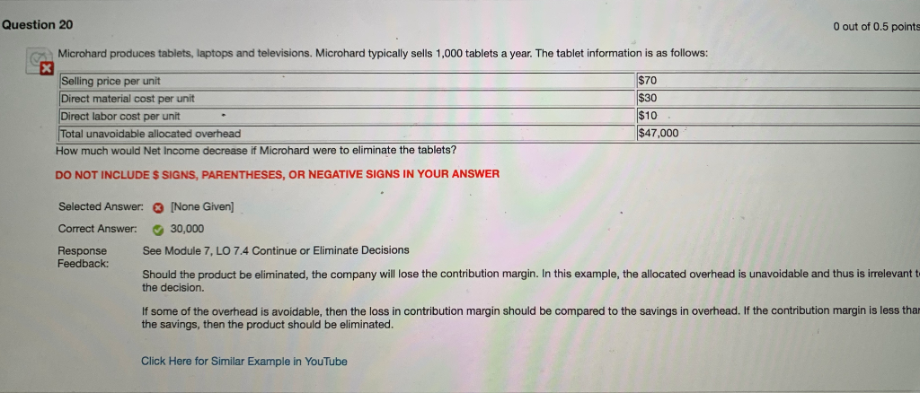  Please show me how to get the answer! Question 20 O