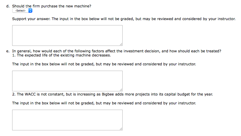 one of its bottling machines with a newer and more efficient one.