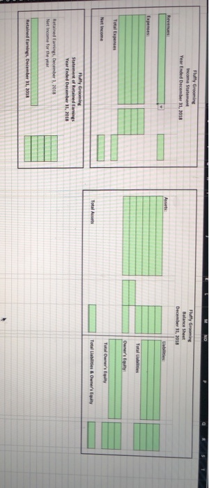the accounts . . INSTRUCTIONS: . Download the Excel file "2301 Comp
