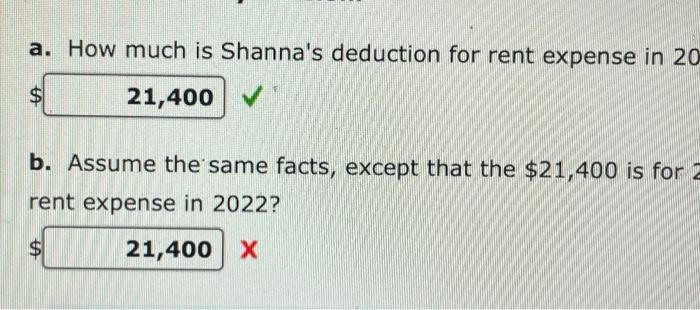 basis taxpayer, rents property to be used in her business from lanice.