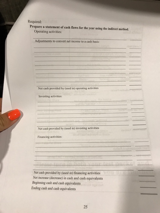 Corporation's balanc e sheet and income statement appear below: Comparative Balance Sheet