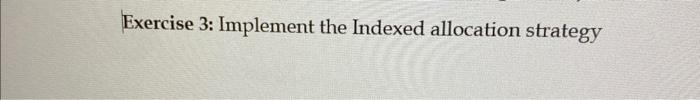 plz answer the subject is OS Exercise 3: Implement the Indexed allocation