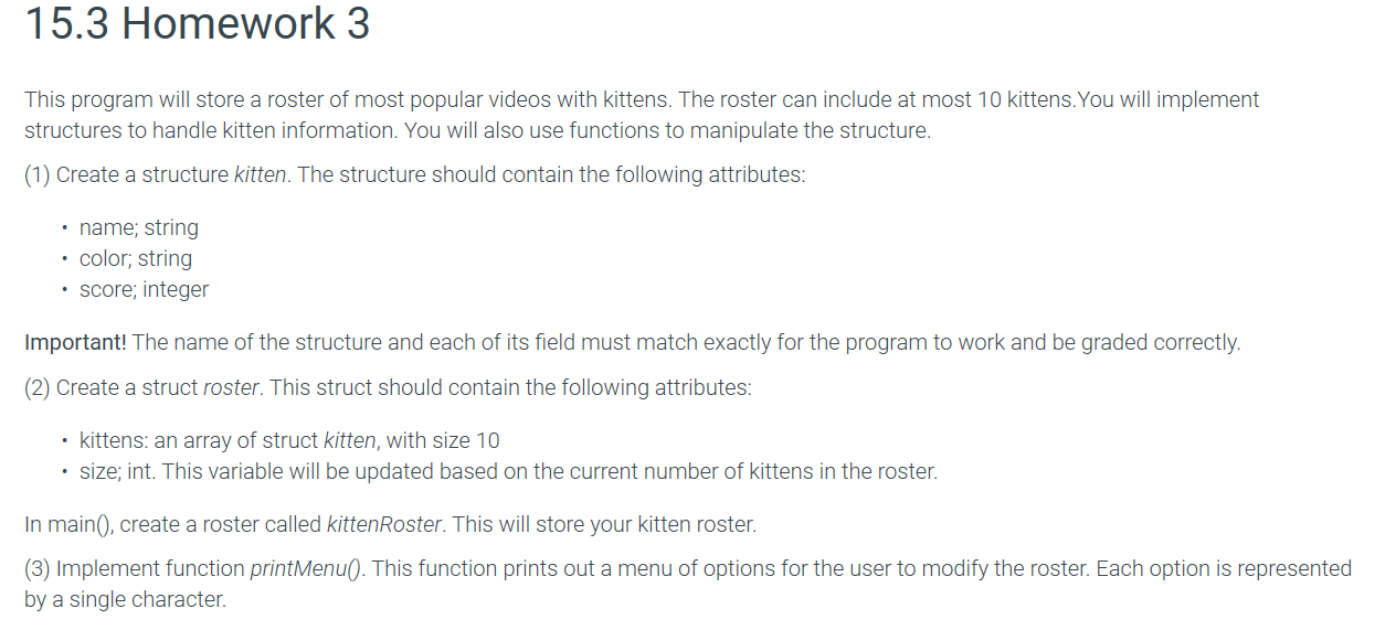 C++, please edit my code so that I pass all the test
