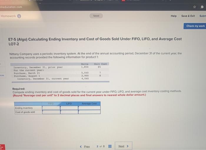  nieducation.com Homework Save Help Save & Exit Sub Check my work