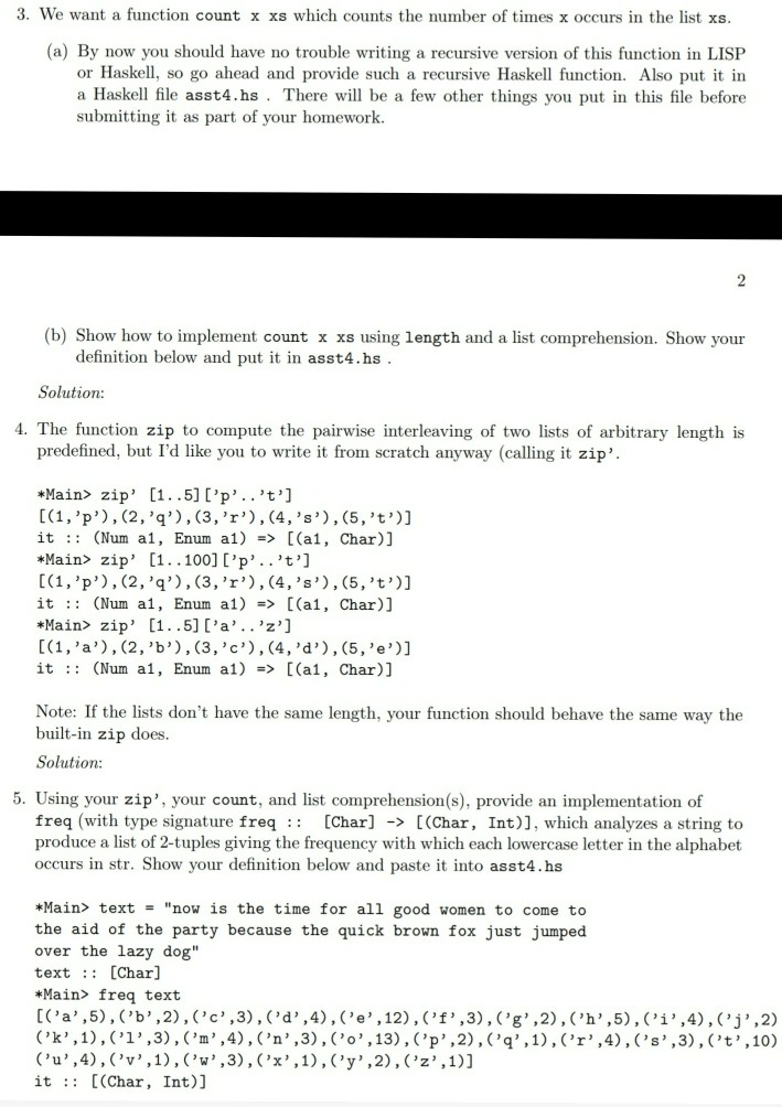  Haskell programming: Can anyone help me with this please ? thank