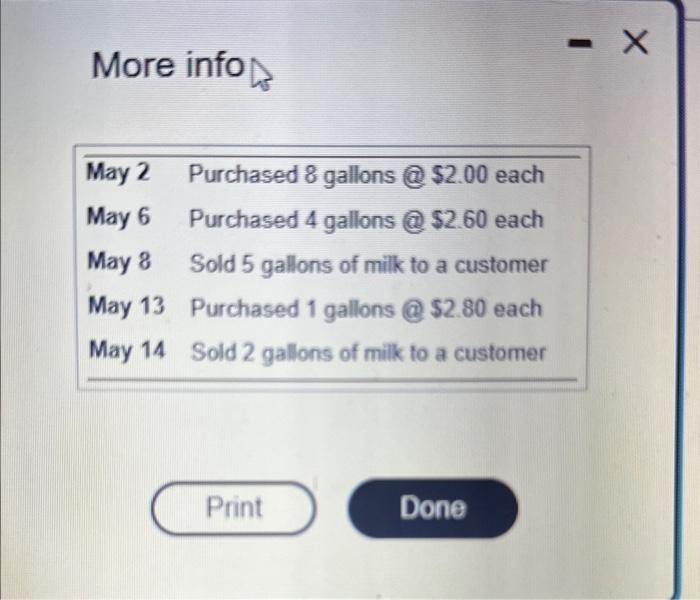 costing methed. Enter the transactions in chrondlogical order, calculating new irventary on
