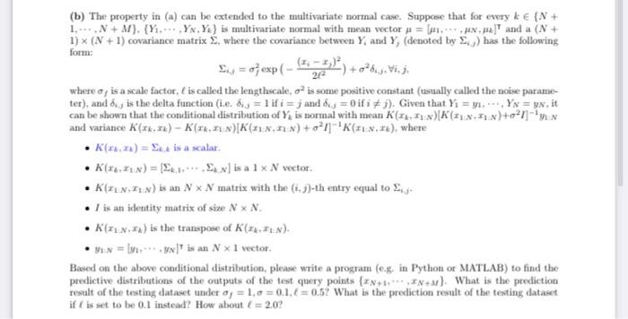 programming assignment in Python (b) The property in (a) can be extended