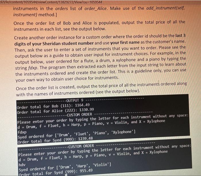 in the list, display only its special feature (e.g., number of keys