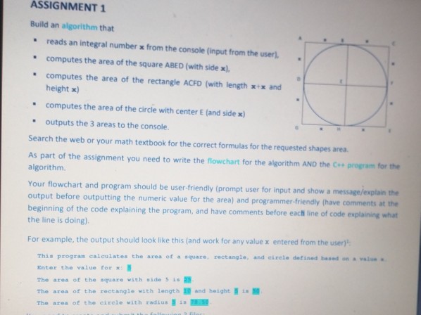  C++ help ASSIGNMENT 1 Build an algorithm that reads an integral