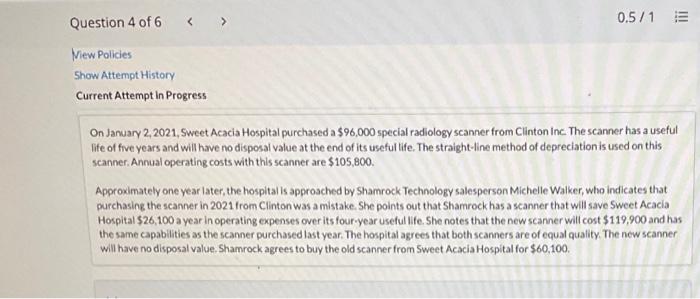 The scanner has a useful life of the years and will have