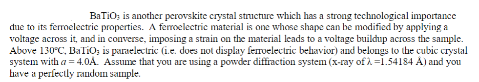  Using the plot, determine the values for the atomic scattering factors