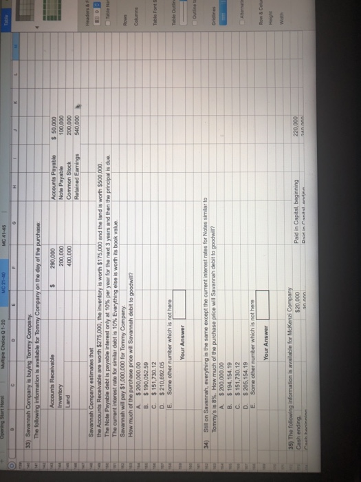 41-45 Table no 30) Suzie Company is selling a $100,000 face, zero