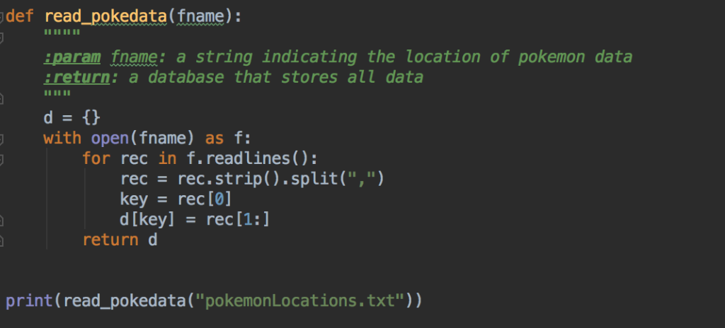 iterating over nested compound data and accessing different dictionary fields Degree of