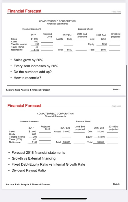  We walked through the two cases (slide 2 versus slide 3)