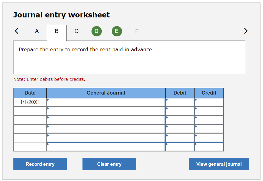 for the office space for the 24-month period from January 1, 20X1,