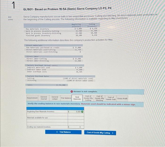 process. The following information is avaitable regarding its May inventories: The following