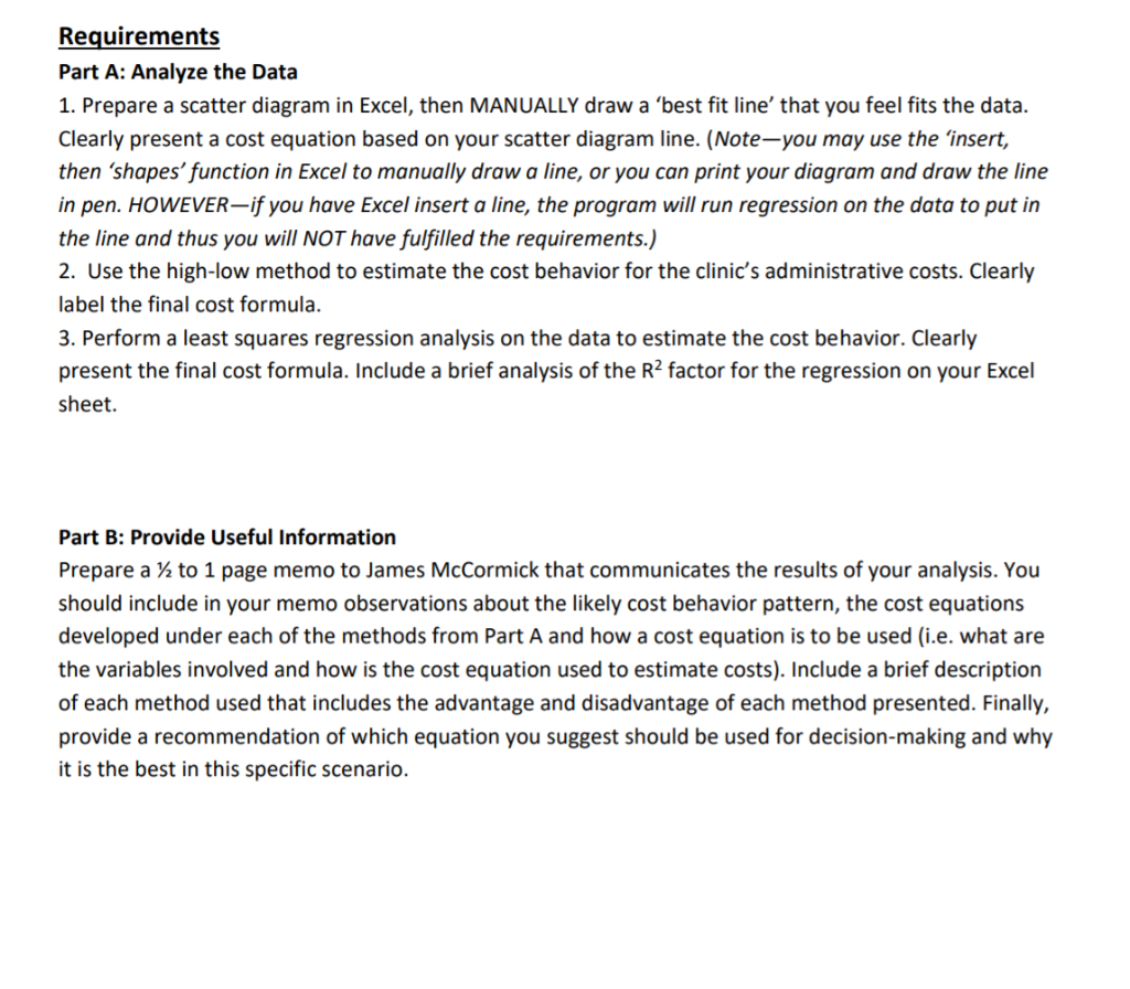 this cost report at all' stated James McCormick, the newly appointed hospital