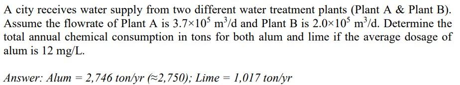 Please show the process to get to the given solution. A city