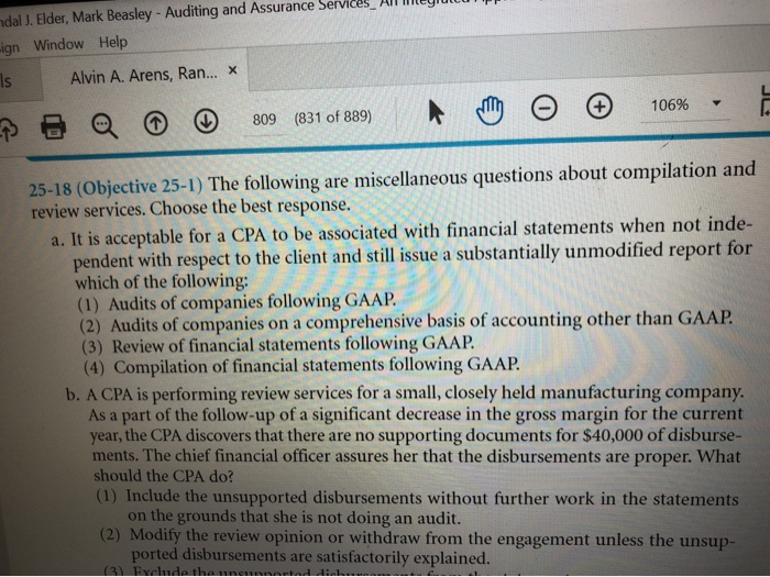  ndal J. Elder, Mark Beasley - Auditing and Assurance Services ign