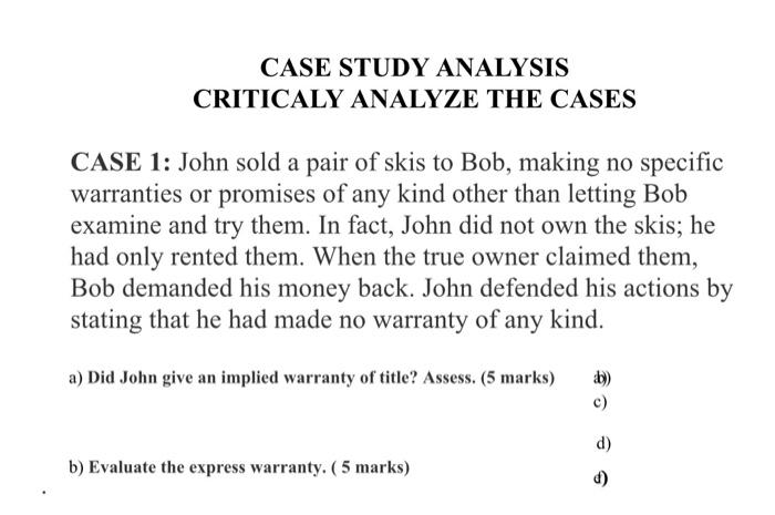 member will present a part. 2. Presentation will be done immediately after