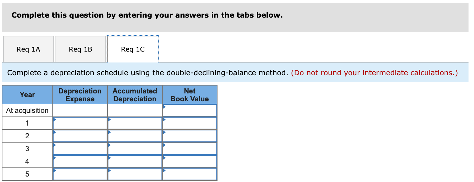 a cost of $1,805,000. The estimated residual value was $95,000. Assume that