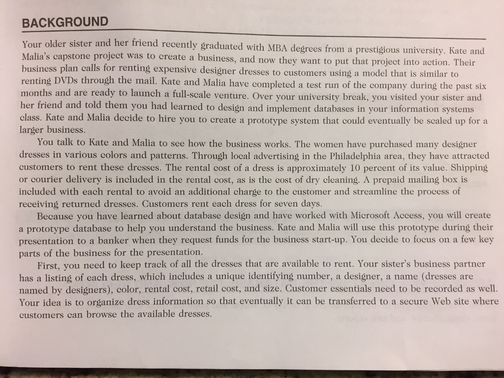 to Create Tables, Forms, Queries, and Reports PREVIEWW In this case, you