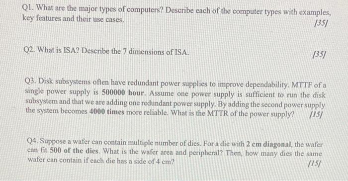 a single doc or, pdf file. Read the questions carefully and answer