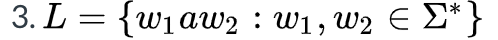 = {w 2 : w1, w2 *}