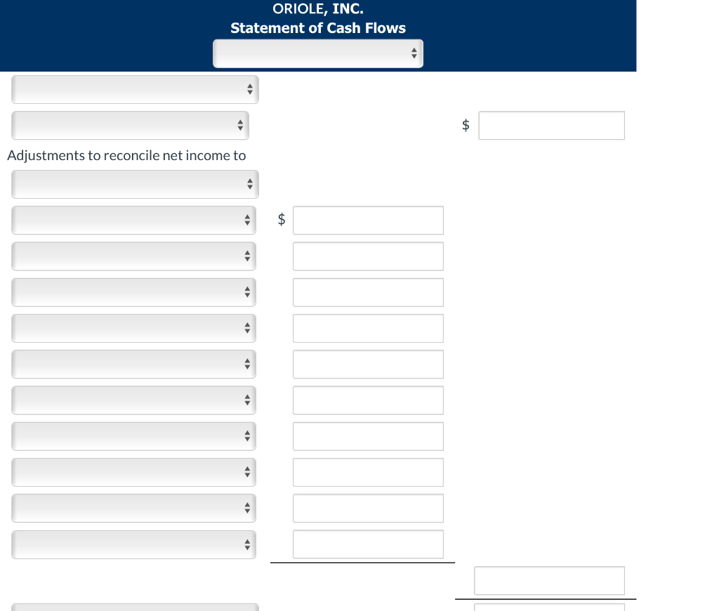 or in parenthesis e.g. (15,000).) The statement of income and unclassified statement