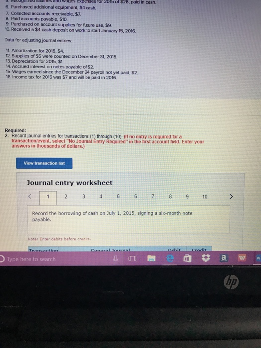 tea accounts. Please help Alison and Chuck Renny began operations of their