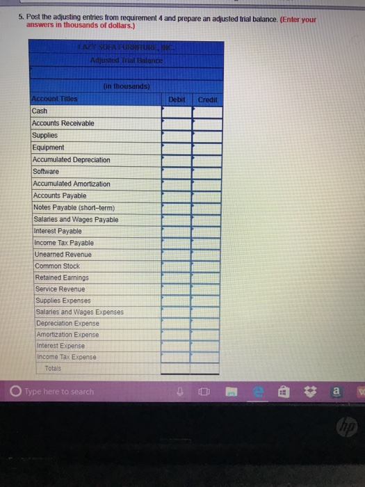 Revenue Common Stock Retained Earnings Service Revenue Supplies Expense Depreciation Expense Salaries